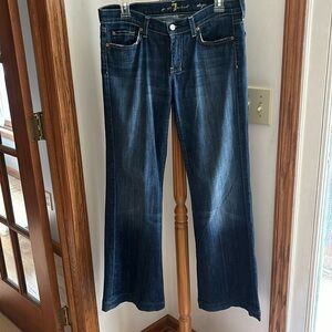 7 for all Mankind Dojo wide leg jeans size 28